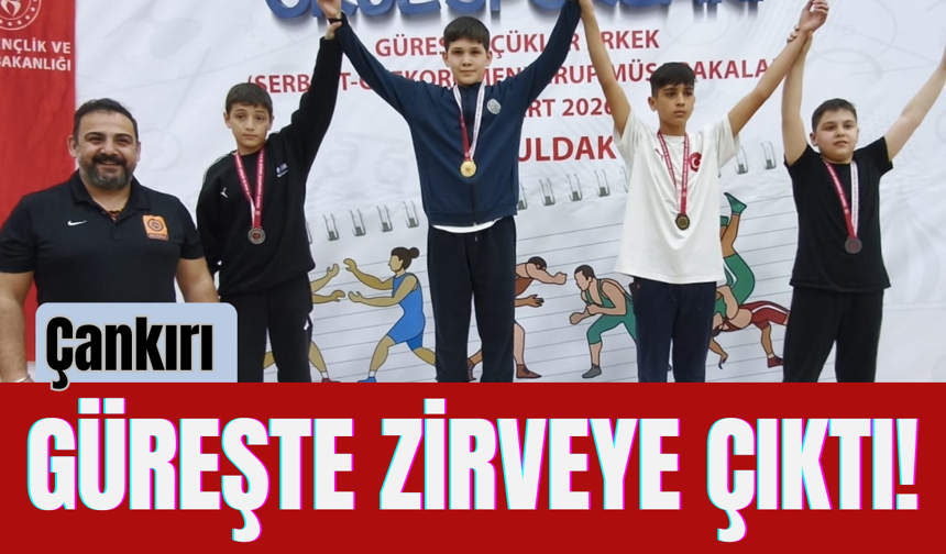 Çankırı Güreşte Zirveye Çıktı!