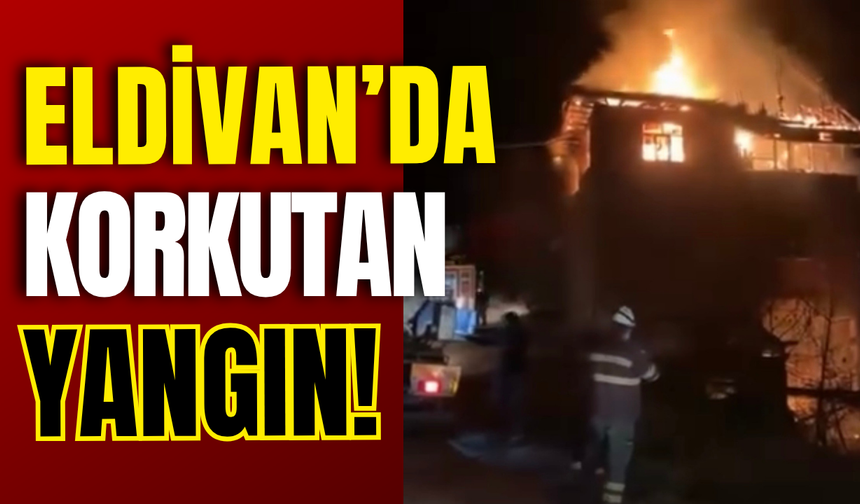 Eldivan’da Korkutan Yangın!