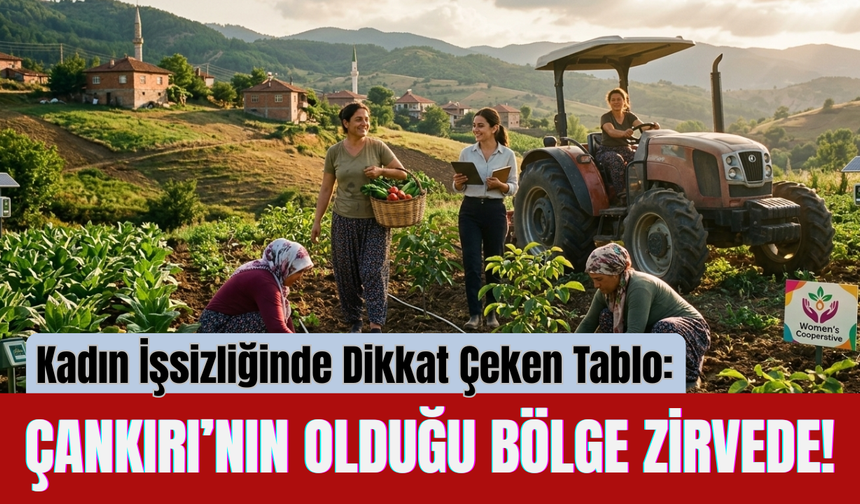 Kadın İşsizliğinde Dikkat Çeken Tablo: Çankırı’nın Olduğu Bölge Zirvede!