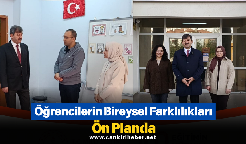 Öğrencilerin Bireysel Farklılıkları Ön Planda
