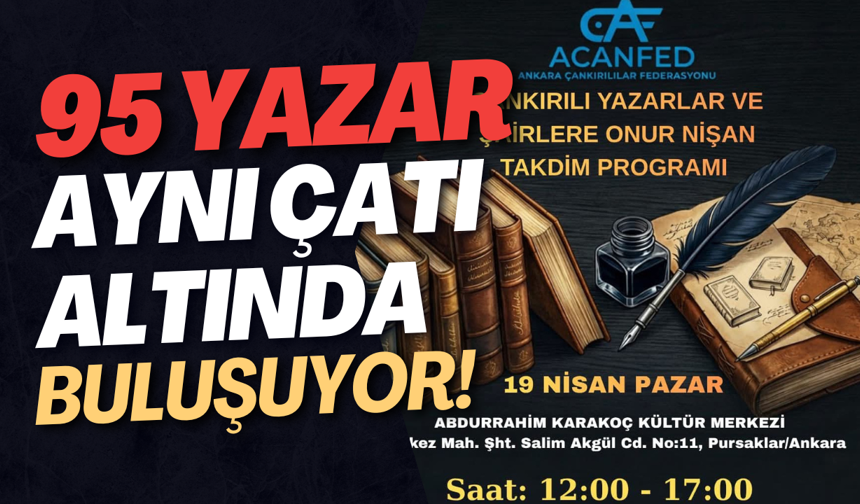 95 Yazar Aynı Çatı Altında Buluşuyor!
