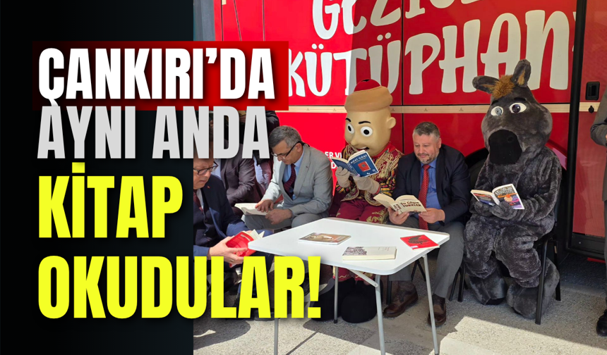Çankırı’da Aynı Anda Kitap Okudular!