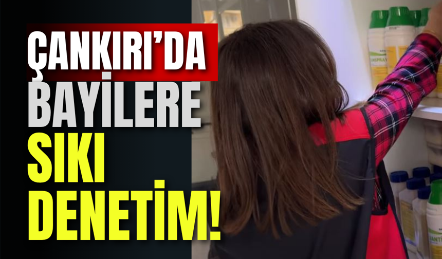 Çankırı’da Bayilere Sıkı Denetim!