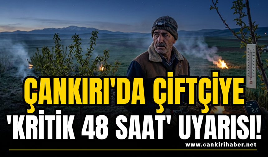 Çankırı'da Çiftçiye 'Kritik 48 Saat' Uyarısı!
