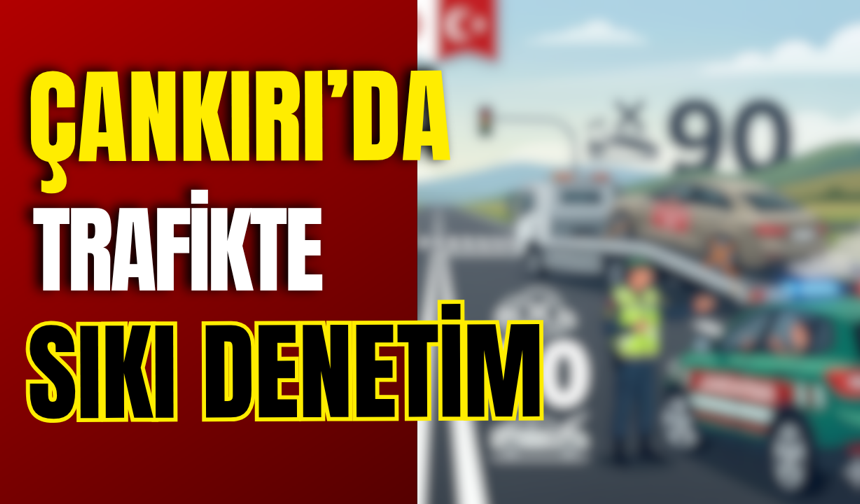 Çankırı’da Trafikte Sıkı Denetim