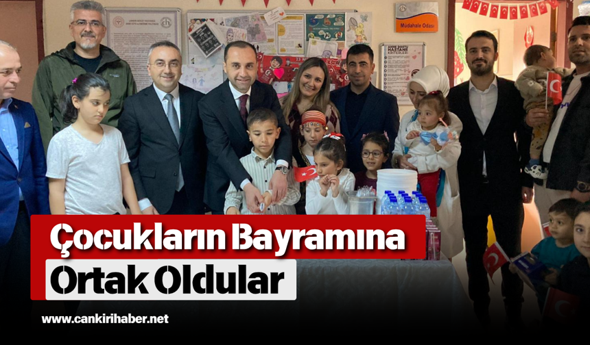Çocukların Bayramına Ortak Oldular