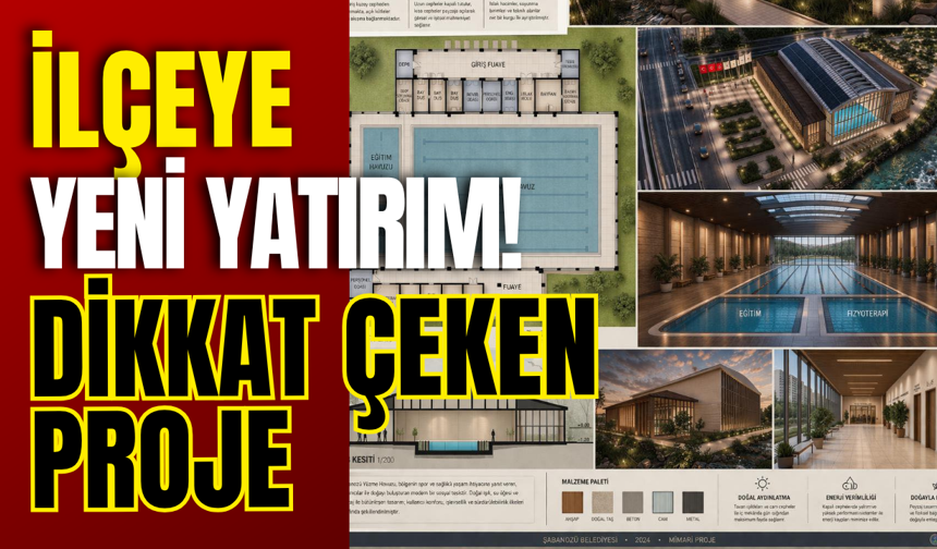 İlçeye Yeni Yatırım! Dikkat Çeken Proje