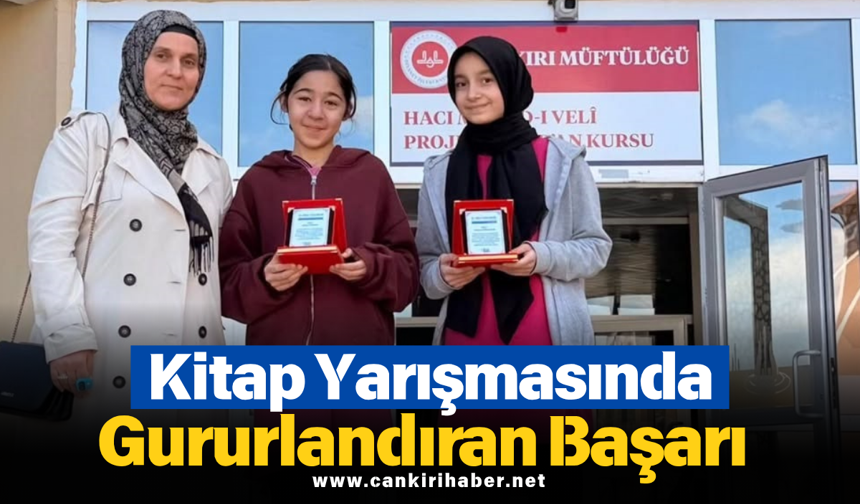 Kitap Yarışmasında Gururlandıran Başarı