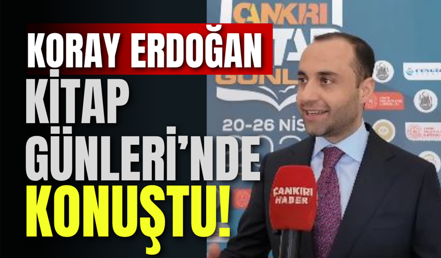 Koray Erdoğan Kitap Günleri’nde Konuştu!
