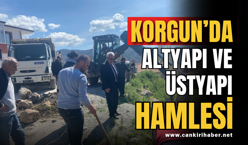 Korgun’da Altyapı ve Üstyapı Hamlesi
