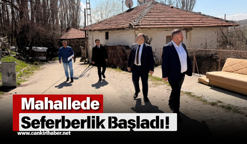 Mahallede Seferberlik Başladı!