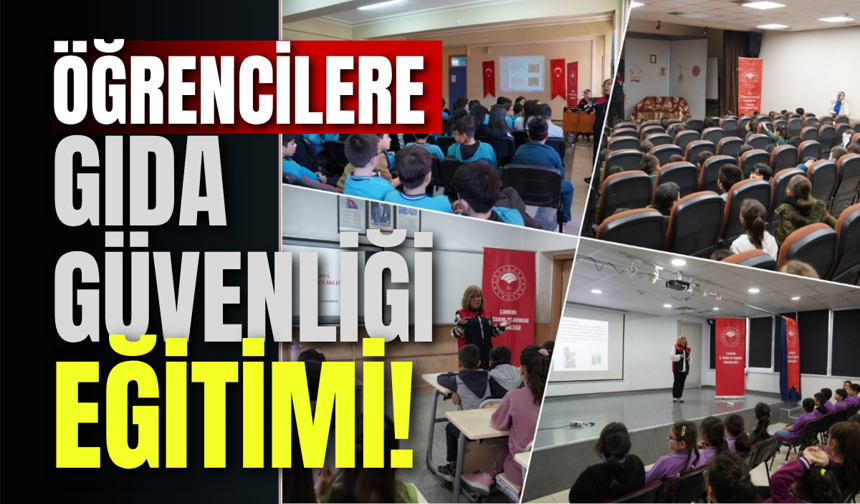 Öğrencilere Gıda Güvenliği Eğitimi!