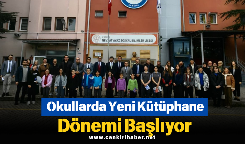 Okullarda Yeni Kütüphane Dönemi Başlıyor