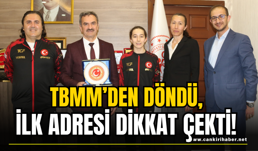 TBMM’den Döndü, İlk Adresi Dikkat Çekti!