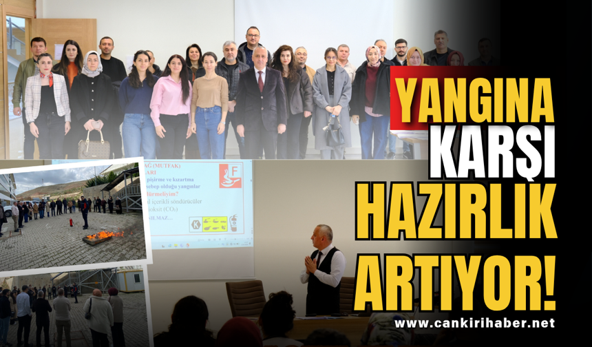 Yangına Karşı Hazırlık Artıyor!