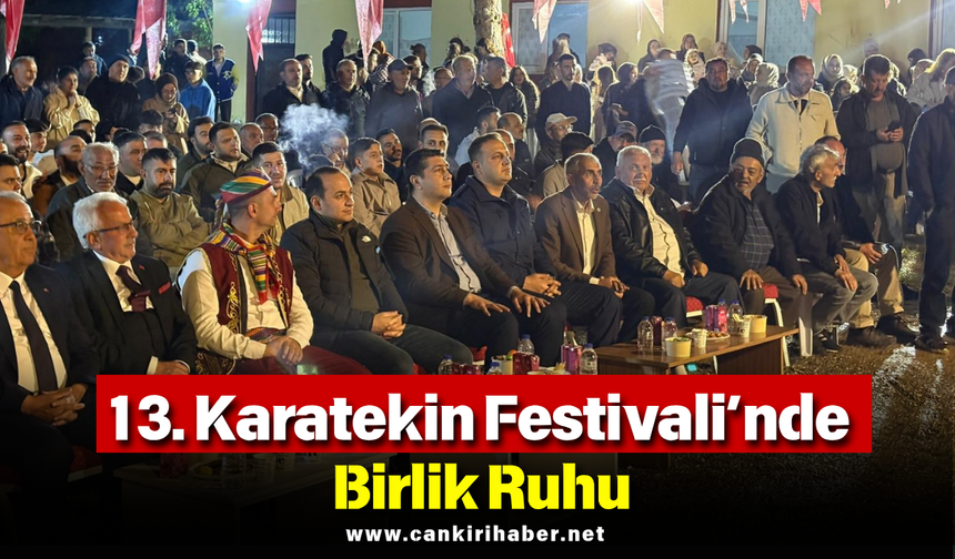 13. Karatekin Festivali’nde Birlik Ruhu