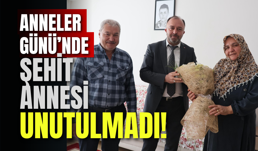 Anneler Günü’nde Şehit Annesi Unutulmadı!