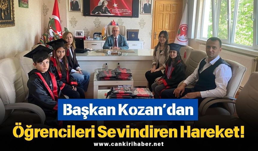 Başkan Kozan’dan Öğrencileri Sevindiren Hareket!