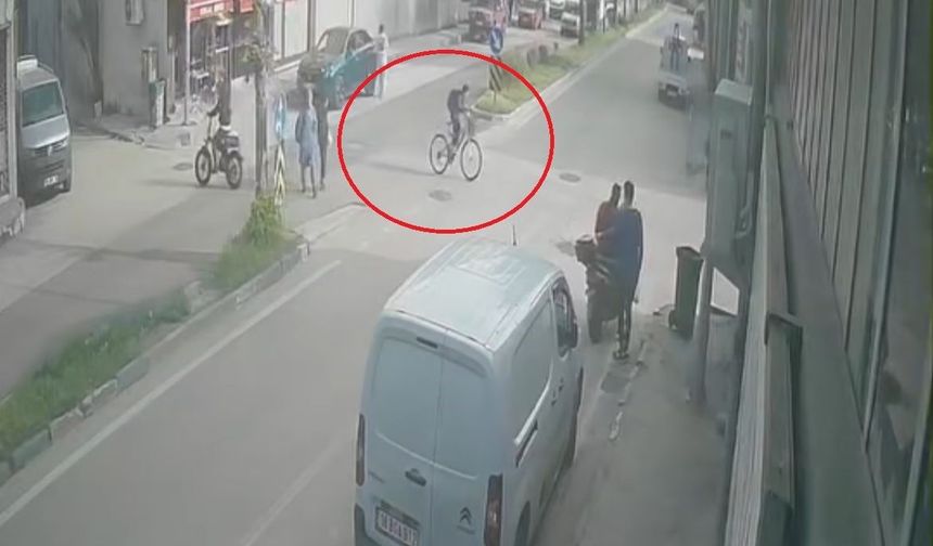 Bisikletlinin Kararsızlığı Kazaya Neden Oldu