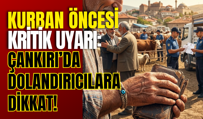 Kurban öncesi kritik uyarı: Çankırı’da dolandırıcılara dikkat!