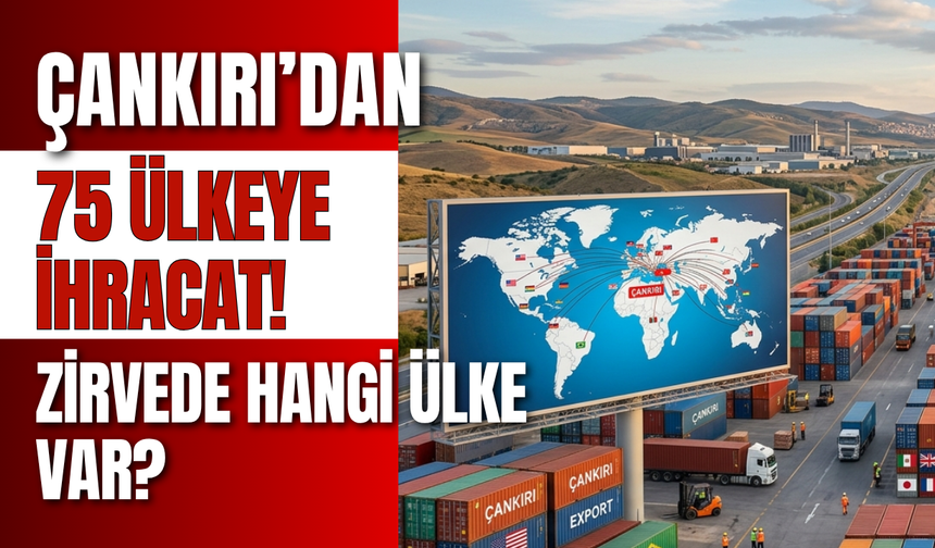 Çankırı’dan 75 Ülkeye İhracat! Zirvede Hangi Ülke Var?