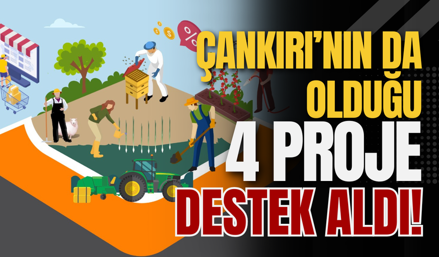 Çankırı’nın da Olduğu 4 Proje Destek Aldı!