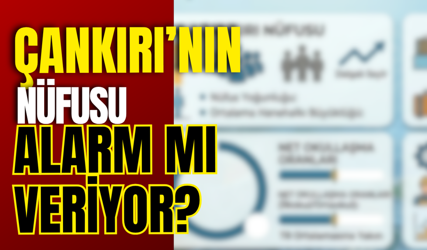 Çankırı’nın Nüfusu Alarm mı Veriyor?