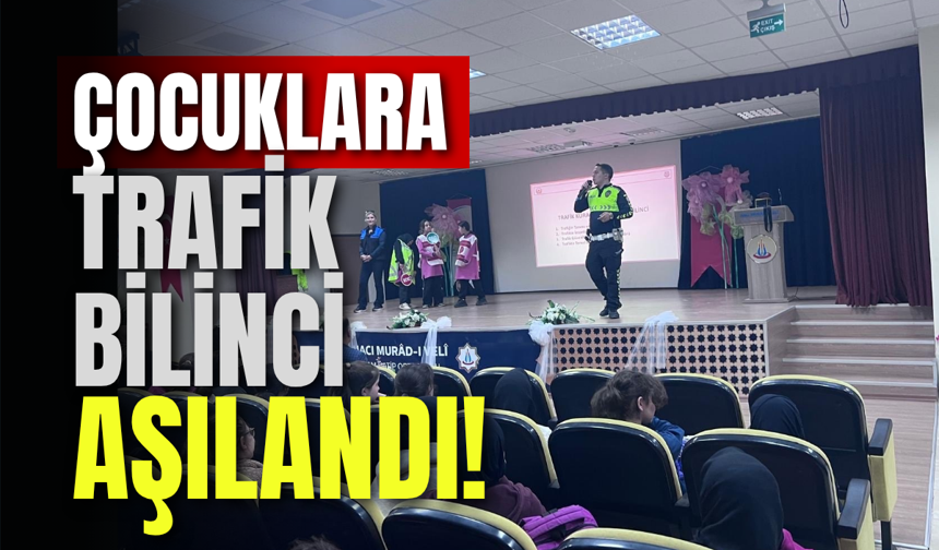 Çocuklara Trafik Bilinci Aşılandı!