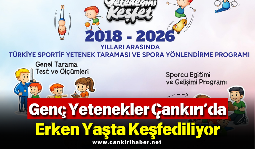 Genç Yetenekler Çankırı’da Erken Yaşta Keşfediliyor