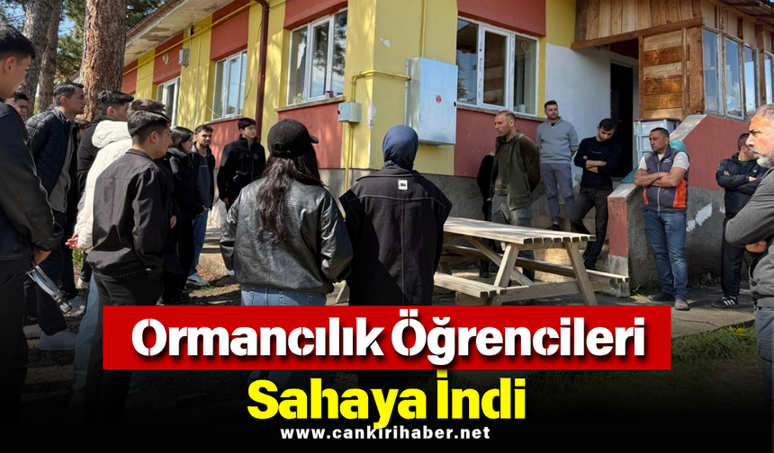 Ormancılık Öğrencileri Sahaya İndi