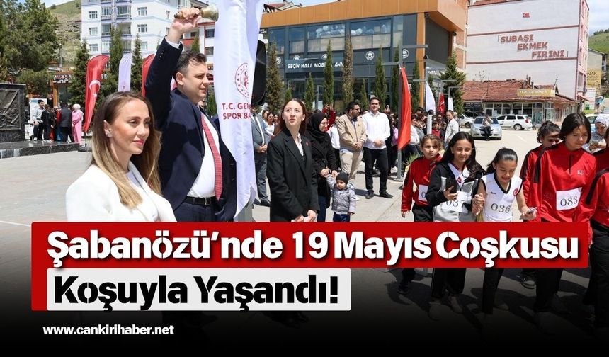 Şabanözü’nde 19 Mayıs Coşkusu Koşuyla Yaşandı!