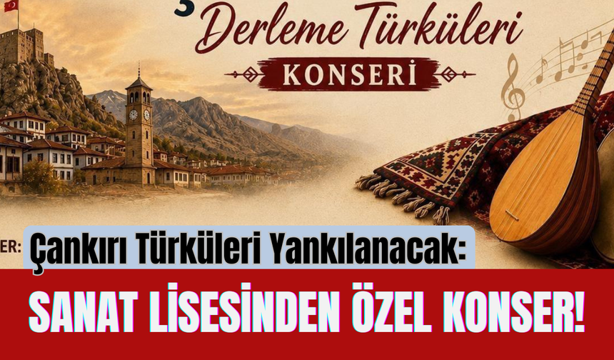 Çankırı Türküleri Yankılanacak: Sanat Lisesinden Özel Konser!