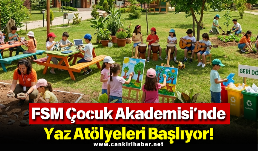 FSM Çocuk Akademisi’nde Yaz Atölyeleri Başlıyor!
