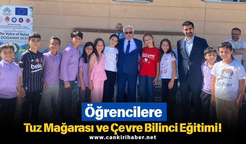 Öğrencilere Tuz Mağarası ve Çevre Bilinci Eğitimi!