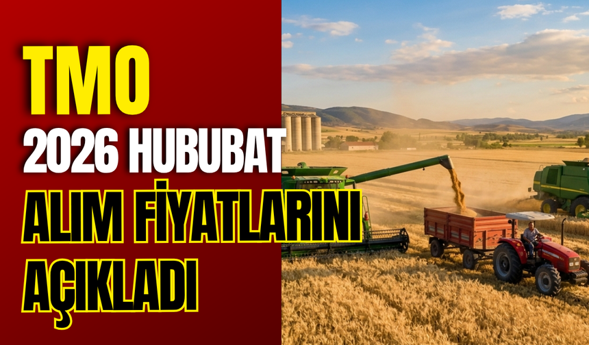 TMO 2026 Hububat Alım Fiyatlarını Açıkladı
