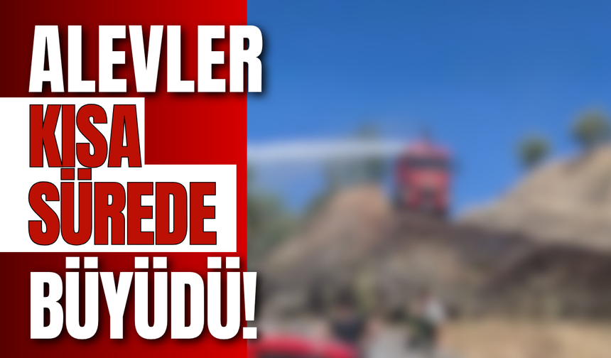 Alevler Kısa Sürede Büyüdü!