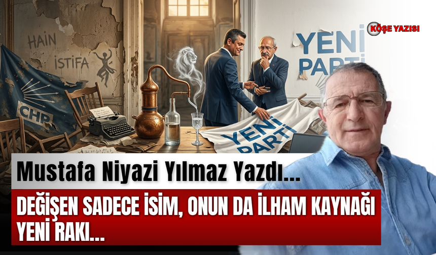 Değişen sadece isim, onun da ilham kaynağı Yeni Rakı…