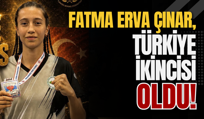 Fatma Erva Çınar, Türkiye İkincisi Oldu!