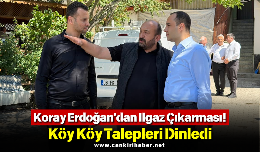 Koray Erdoğan'dan Ilgaz Çıkarması! Köy Köy Talepleri Dinledi