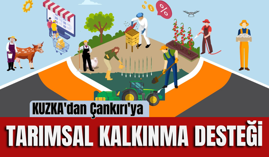 KUZKA'dan Çankırı'ya Tarımsal Kalkınma Desteği