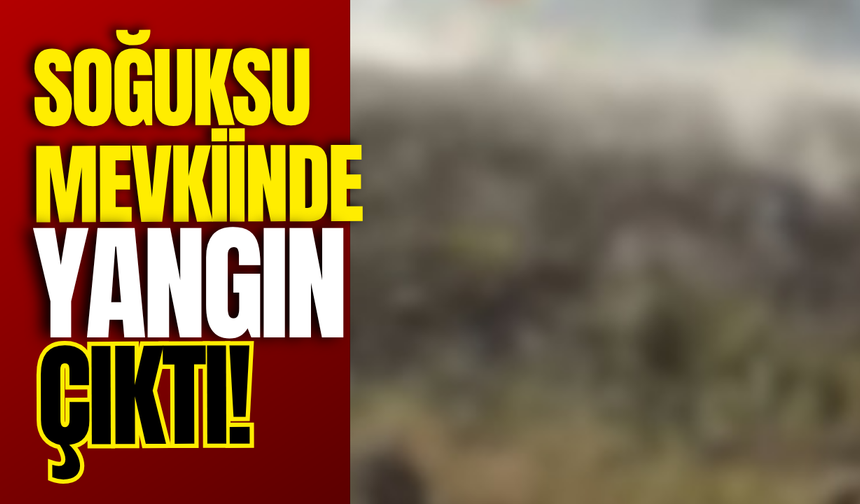Soğuksu Mevkiinde Yangın Çıktı!