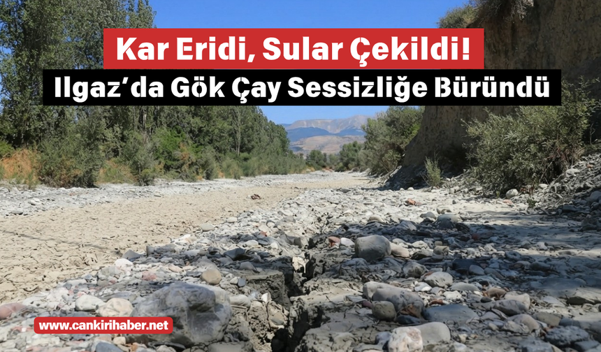Kar Eridi, Sular Çekildi! Ilgaz’da Gök Çay Sessizliğe Büründü