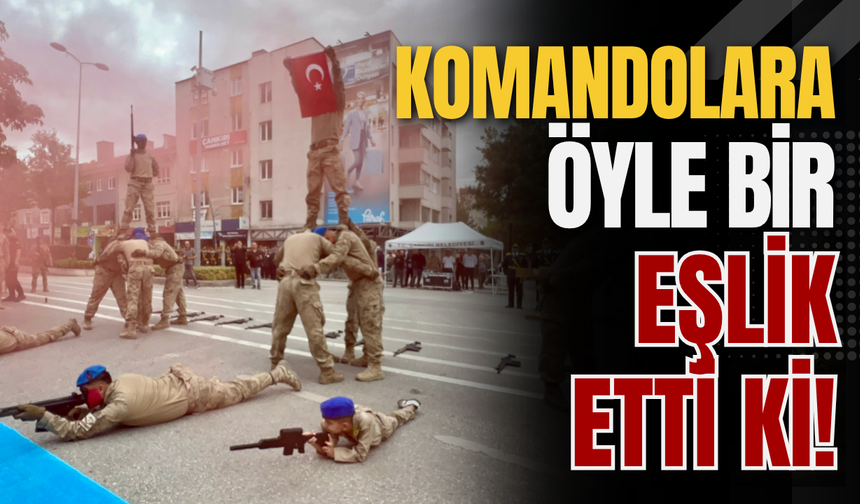 Komandolara Öyle Bir Eşlik Etti Ki!