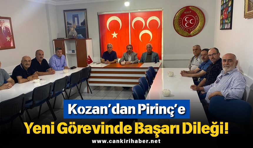 Kozan’dan Pirinç’e Yeni Görevinde Başarı Dileği!