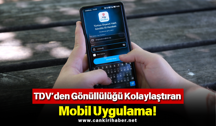 TDV’den Gönüllülüğü Kolaylaştıran Mobil Uygulama!