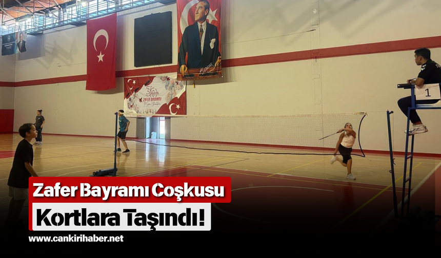 Zafer Bayramı Coşkusu Kortlara Taşındı!