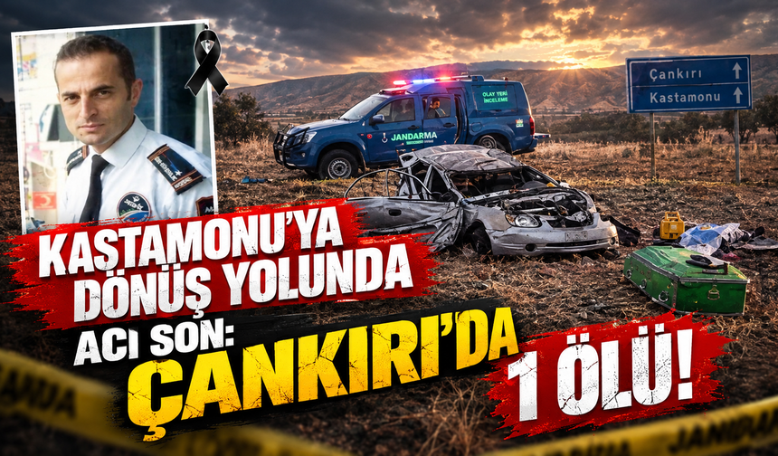Kastamonu’ya Dönüş Yolunda Acı Son: Çankırı’da 1 Ölü!