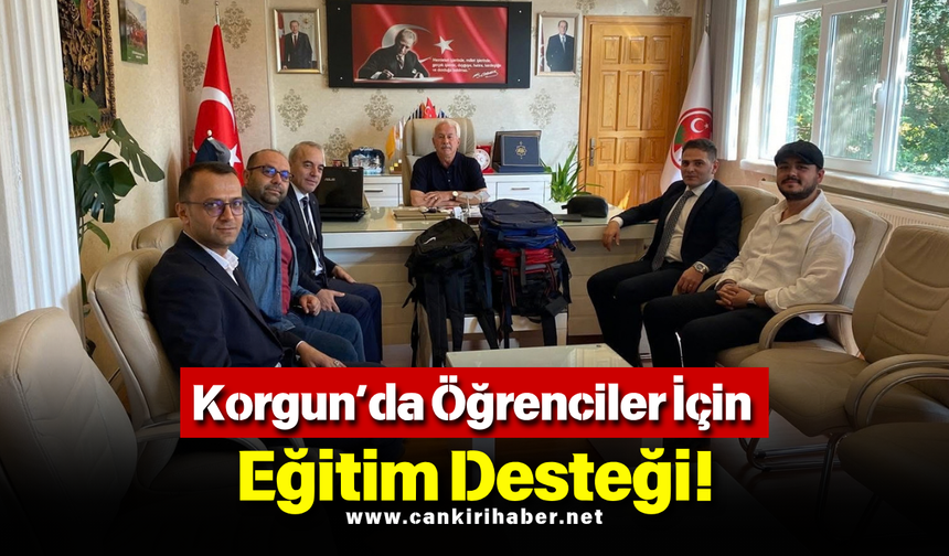 Korgun’da Öğrenciler İçin Eğitim Desteği!