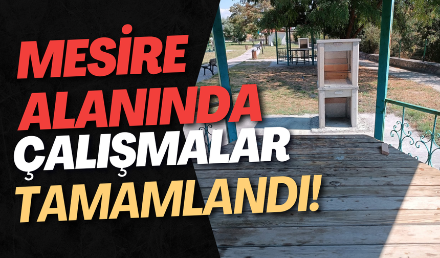 Mesire Alanında Çalışmalar Tamamlandı!