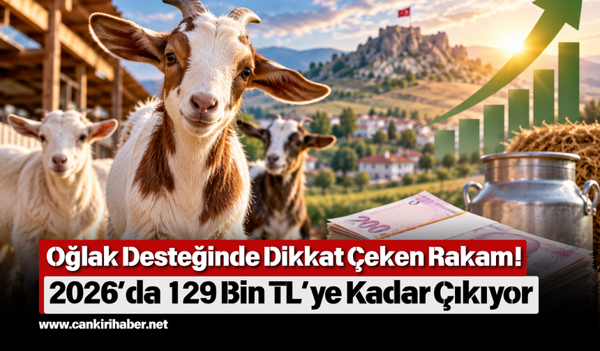 Oğlak Desteğinde Dikkat Çeken Rakam! 2026’da 129 Bin TL’ye Kadar Çıkıyor